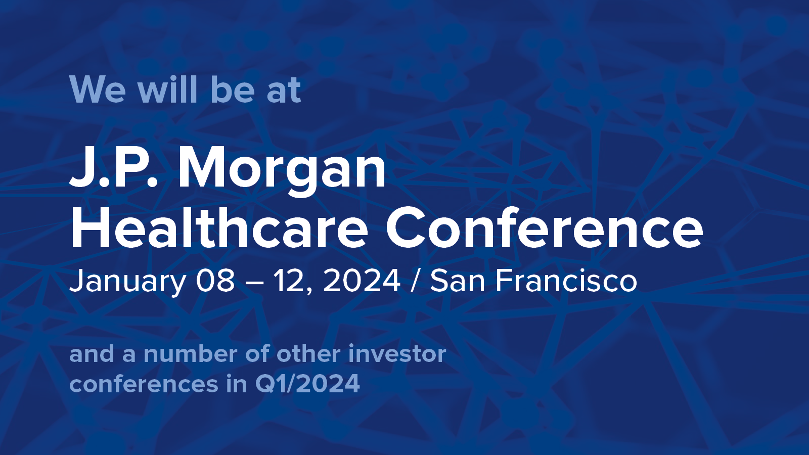 Investor Conferences Q1/2025 Formycon AG